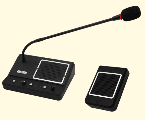 対面式マイクスピーカー