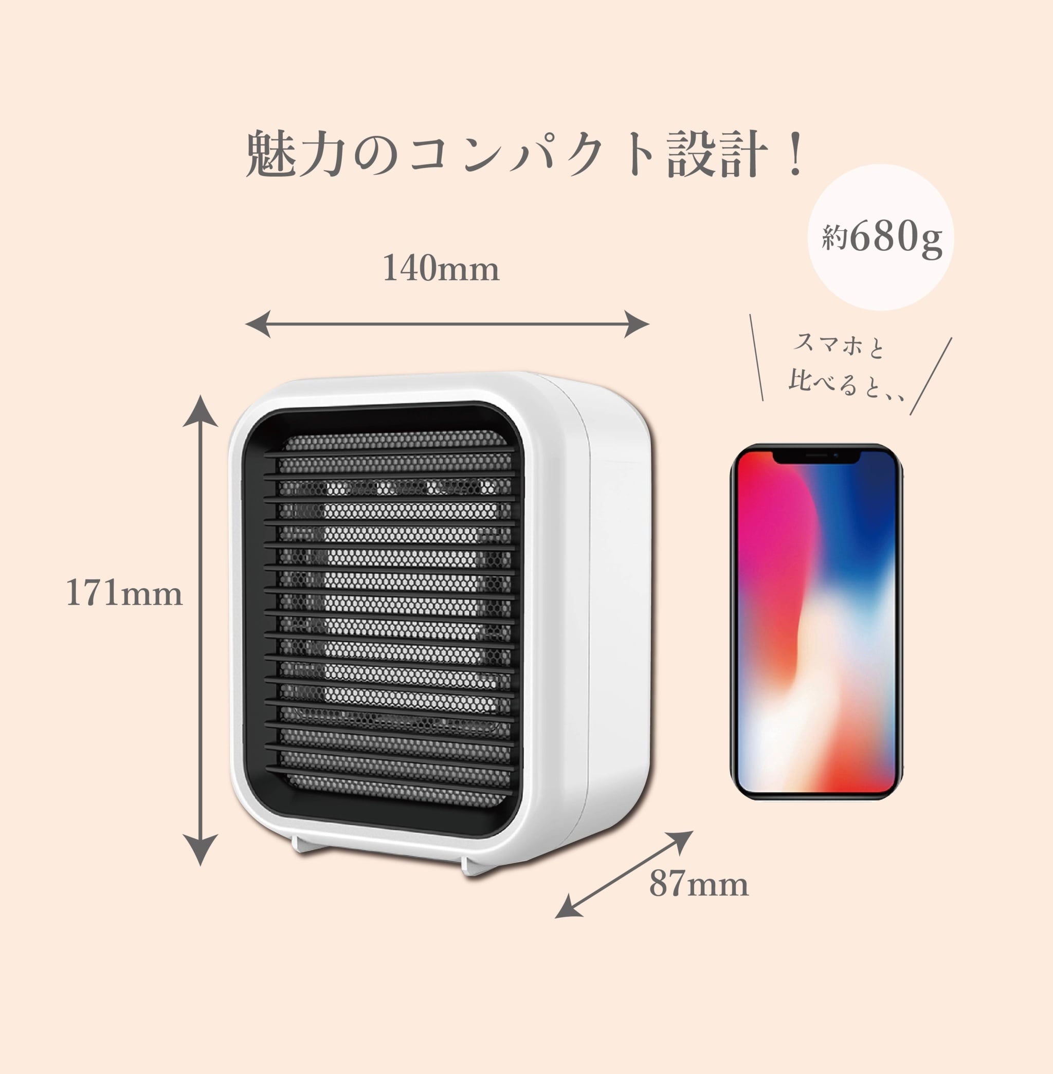 コンパクトセラミックヒーター