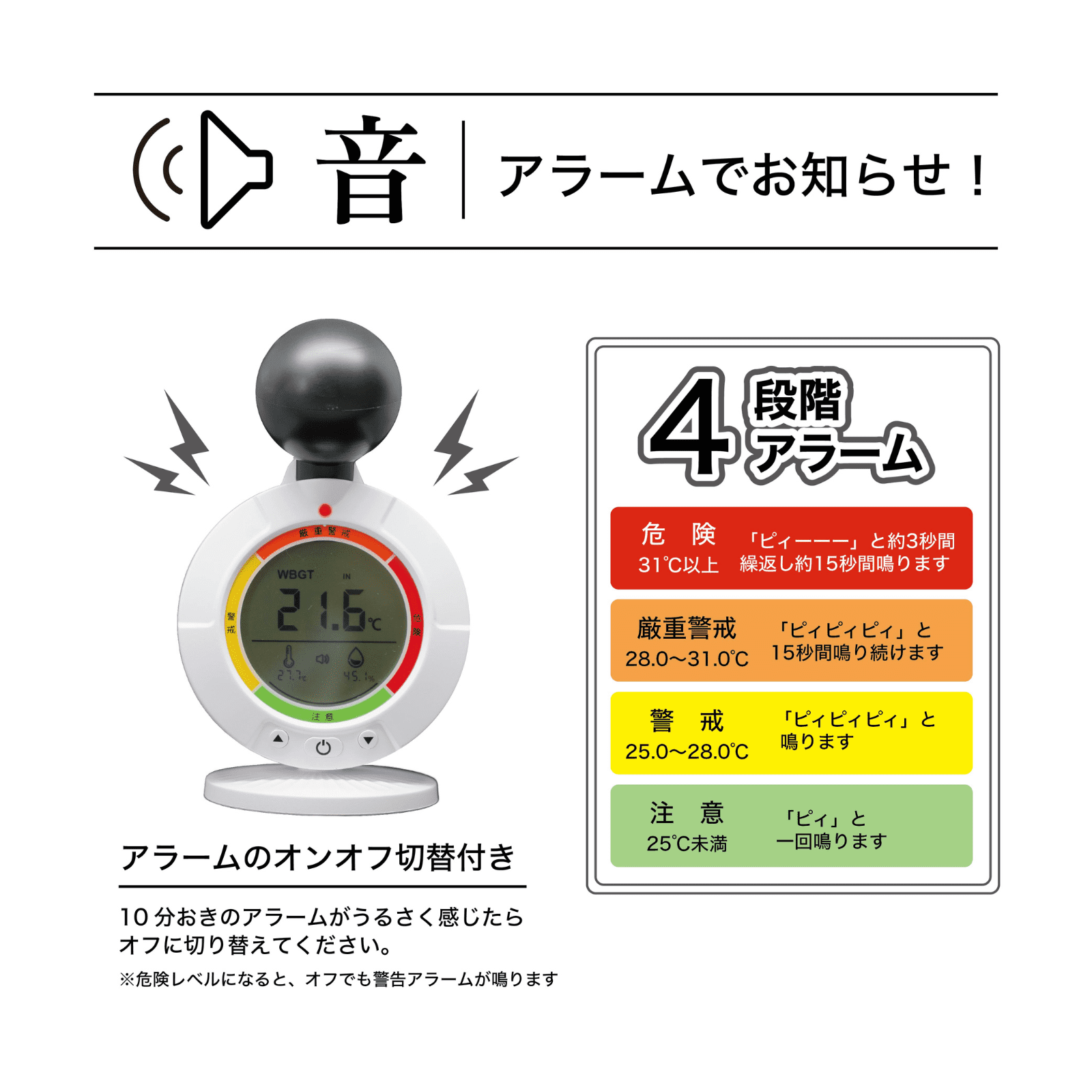 黒球式熱中症指数計